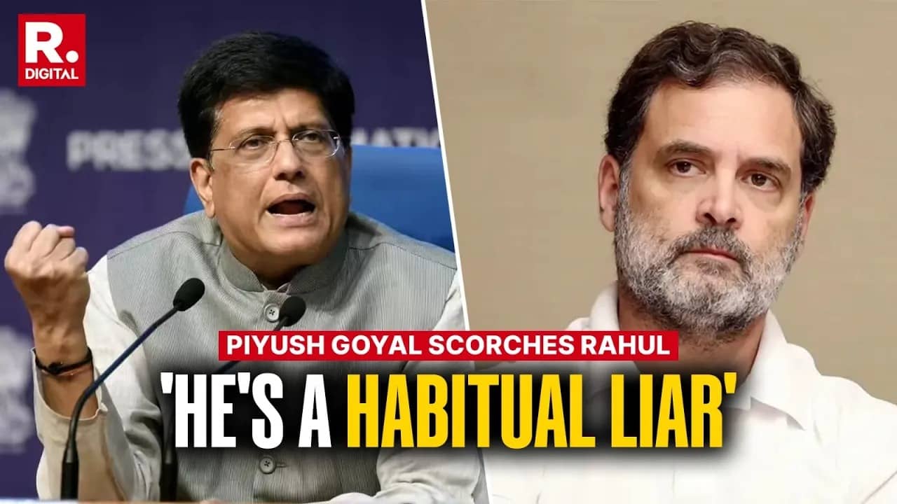  Piyush Goyal Roasts Rahul