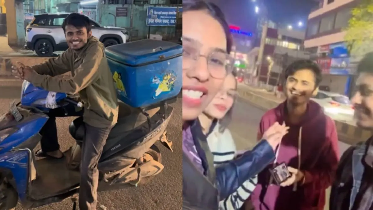 आपने भी देखा वायरल पिज्जा डिलीवरी बॉय का वीडियो? अब सामने आया सच, अपने ही दोस्तों के साथ मिलकर… Pizza Delivery Boy Video