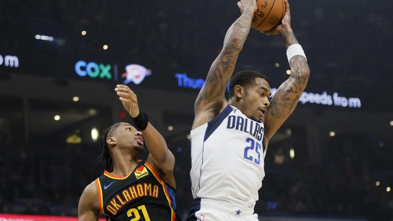 Washington's 27 Points, 17 Rebounds Help Mavericks Edge Thunder 121-119 Without Injured Luka Doncic P.J. Washington