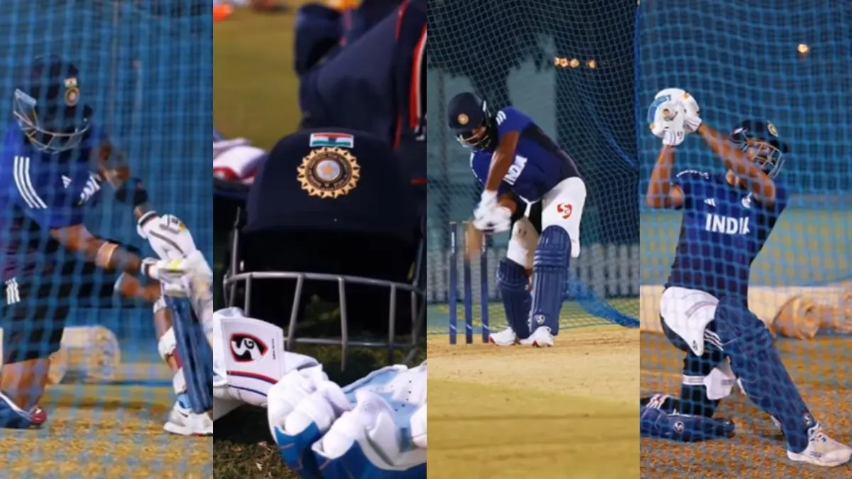 Players of Indian team train in Dubai