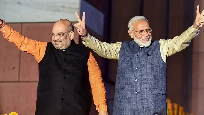 #HappyBdayModiji: Amit Shah, JP Nadda and Others Extend Wishes to PM on His 74th Birthday PM Modi & Amit Shah