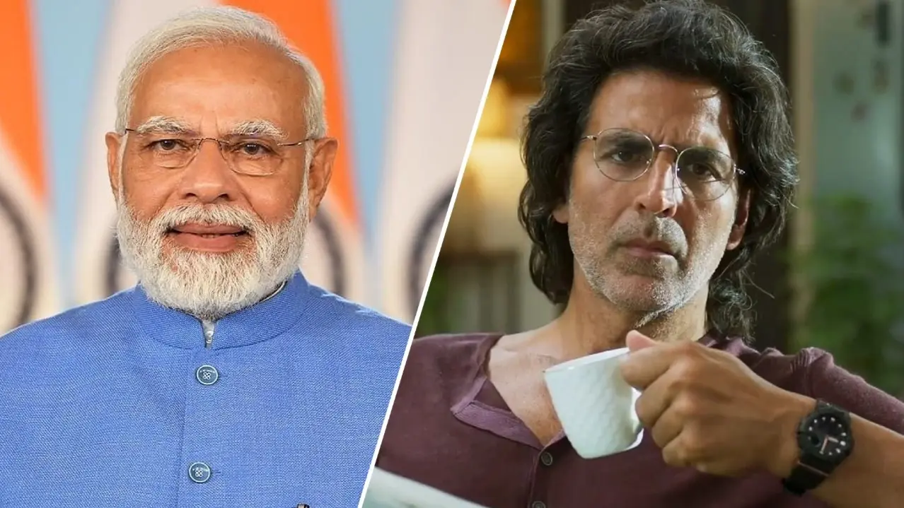 PM Modi and Akshay Kumar