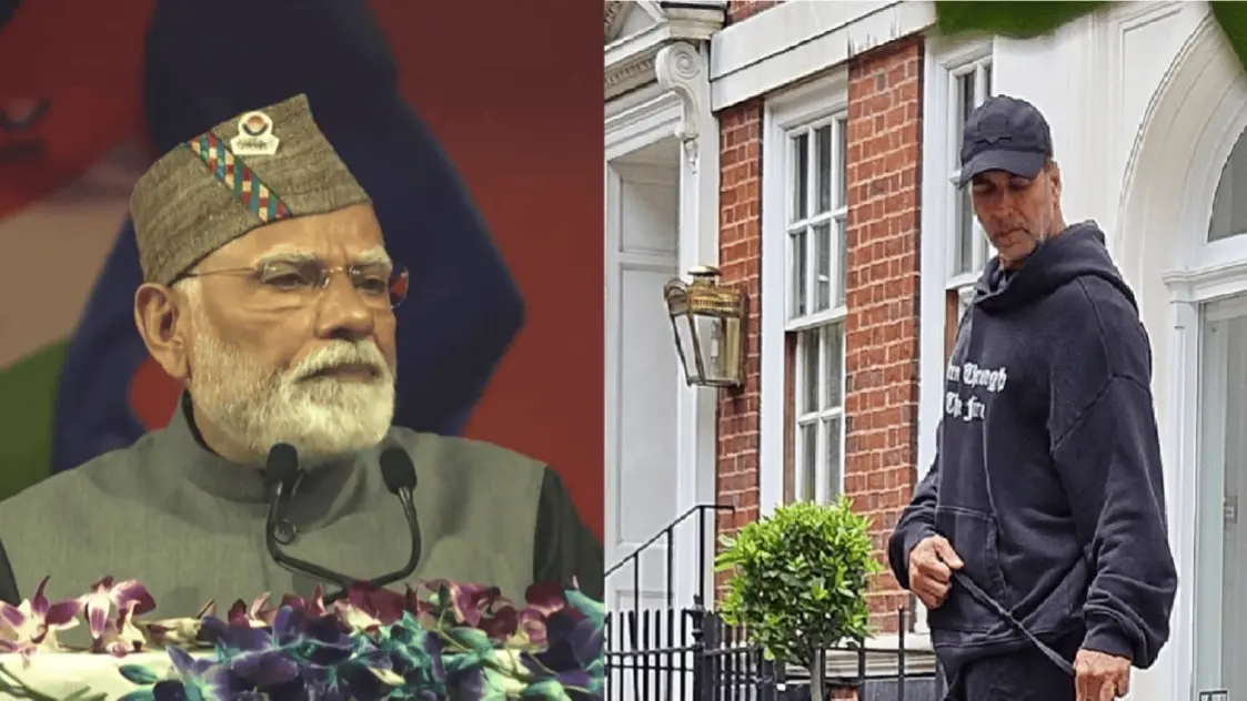 Akshay Kumar Hails PM Modi’s Health And Fitness Message, Shares 4 Tips To Fight Obesity PM Modi and Akshay Kumar.