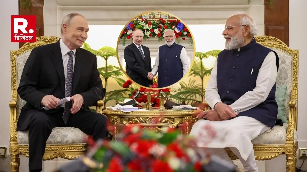 PM Modi and Vladimir Putin Meeting