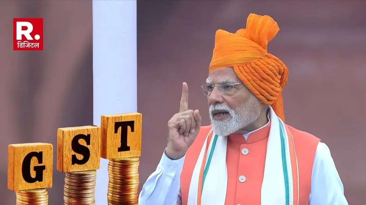 PM Modi announced on Independence Day GST rates will be reduced substantially