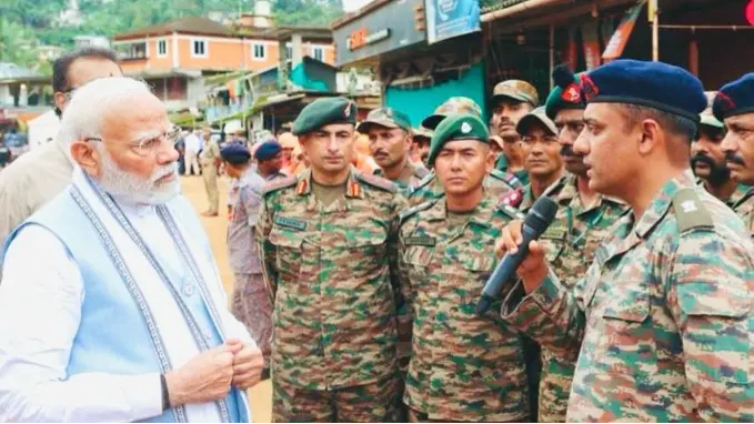PM Modi Appreciated Indian Army Efforts