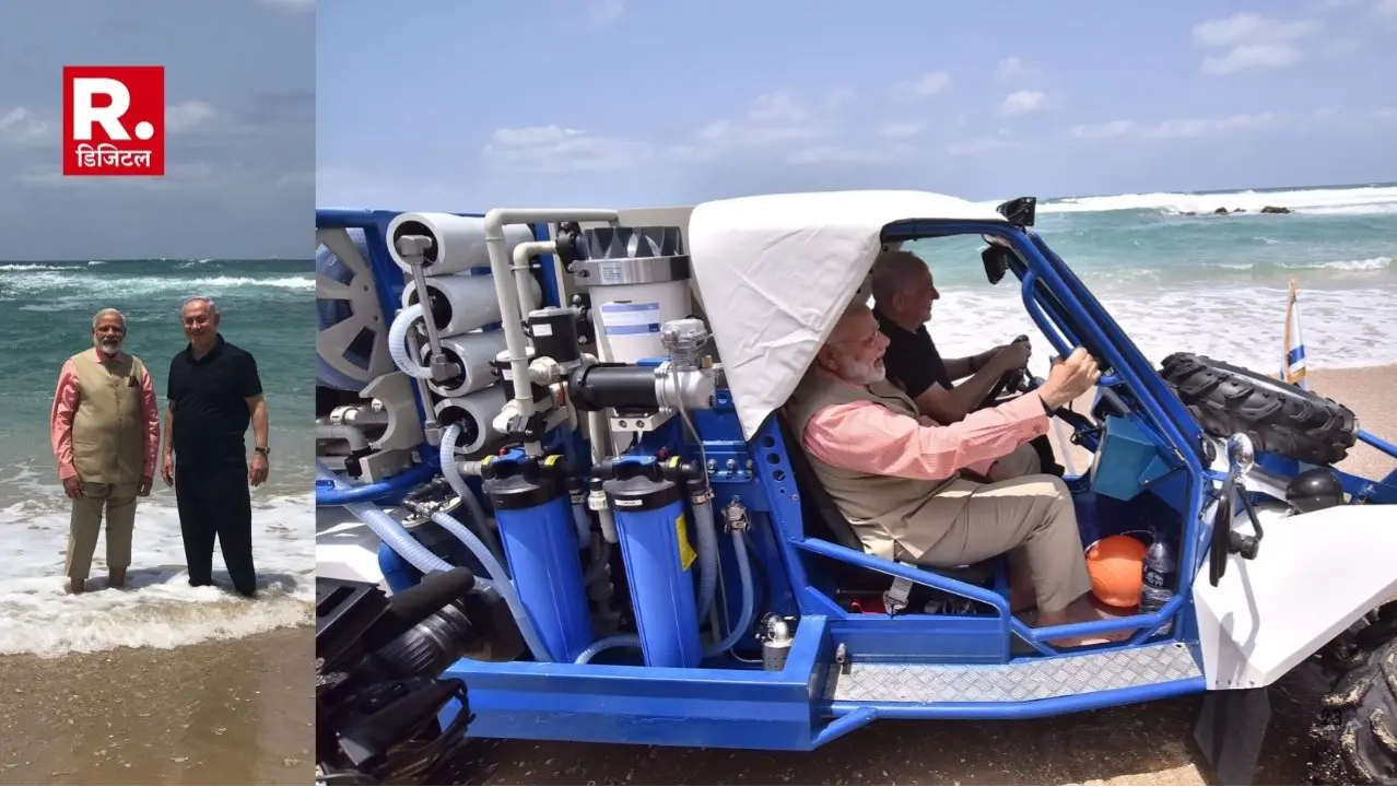 pm modi benjamin netanyahu ghibli art