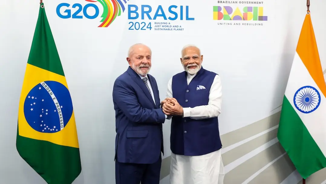 PM Modi, Brazil President Lula