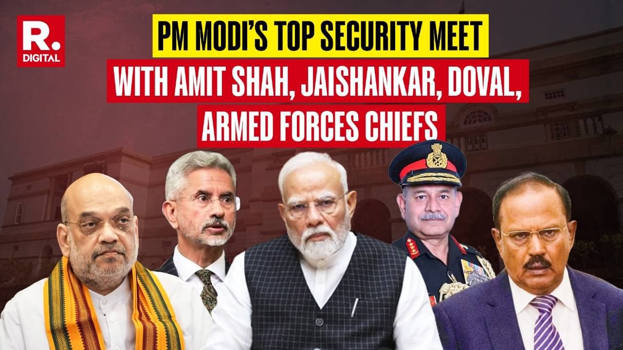 PM Modi Calls Another Top Security Meet With Jaishankar, Doval, All 3 Armed Forces Chiefs Underway | LIVE