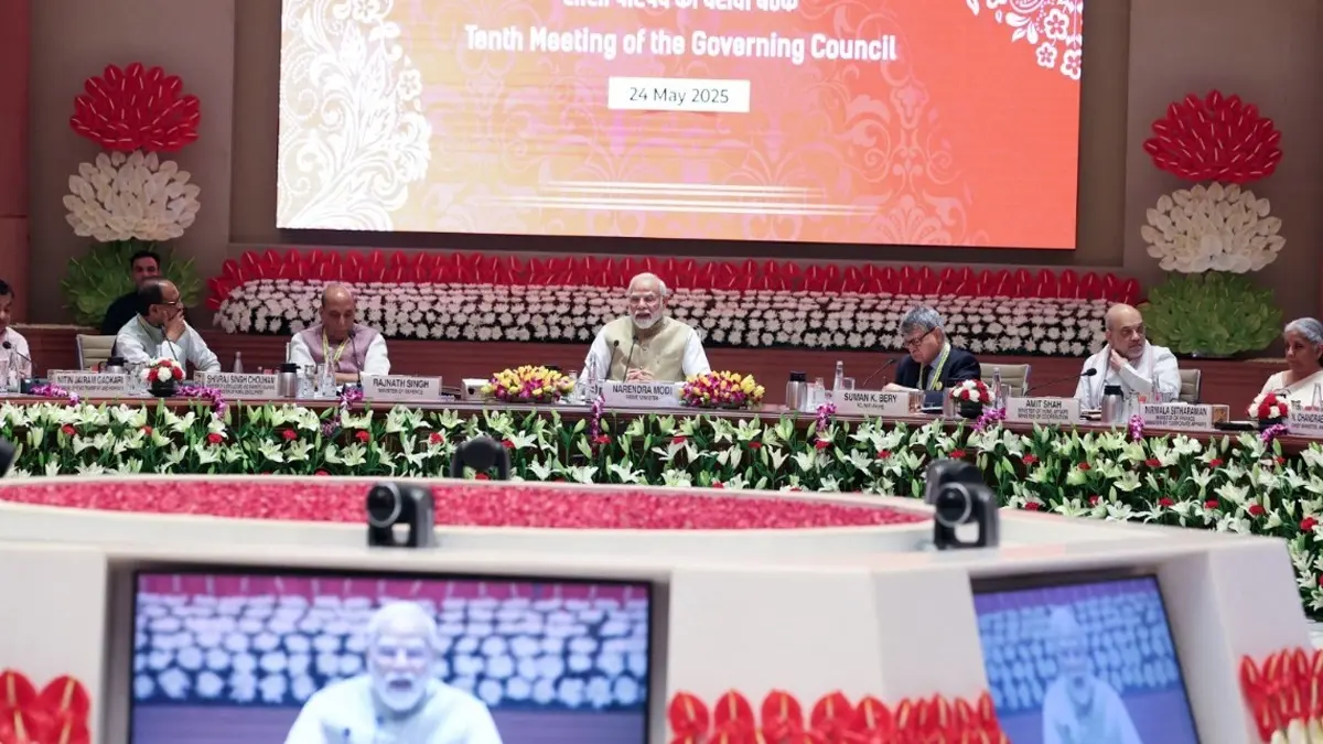 No Goal Is Impossible If Centre and States Work Like 'Team India': PM Modi at 10th NITI Aayog Governing Council Meeting PM Modi Chairs 10th NITI Aayog Governing Council Meeting