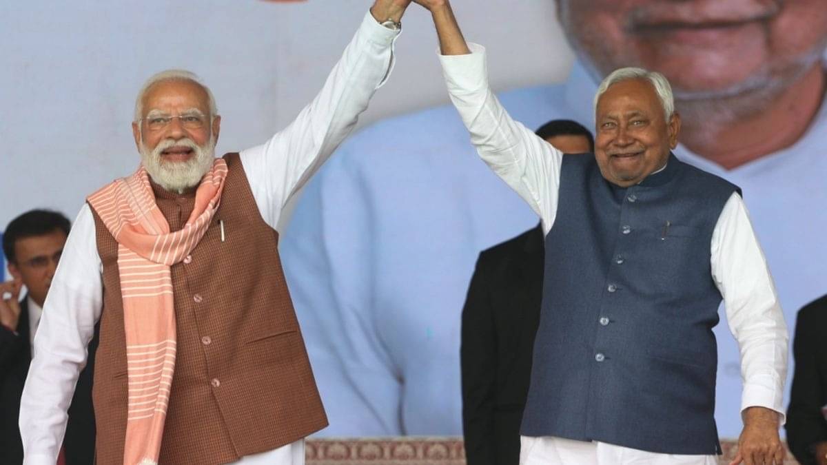 "Most hit pair in history of Indian politics": JD(U) leader Vijay Choudhary hails PM Modi, CM Nitish Kumar