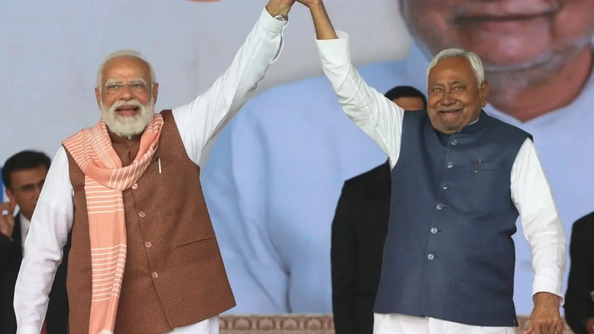 "Most hit pair in history of Indian politics": JD(U) leader Vijay Choudhary hails PM Modi, CM Nitish Kumar