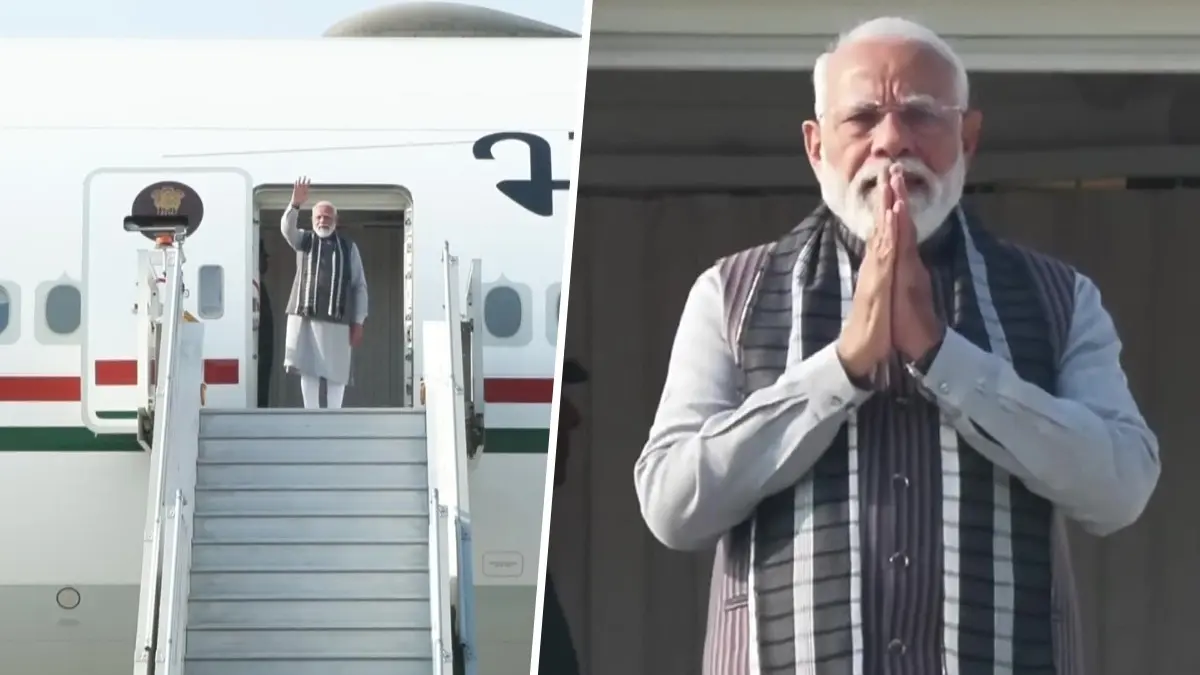 PM Modi Departs For Two Day Visit To Israel, To Address Knesset Later Today PM Modi departs for Israel