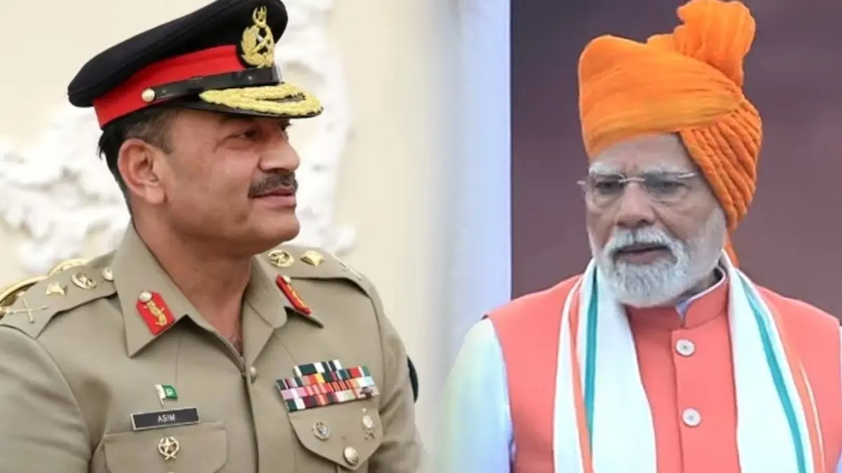 PM Modi direct message to Asim Munir from Red Fort