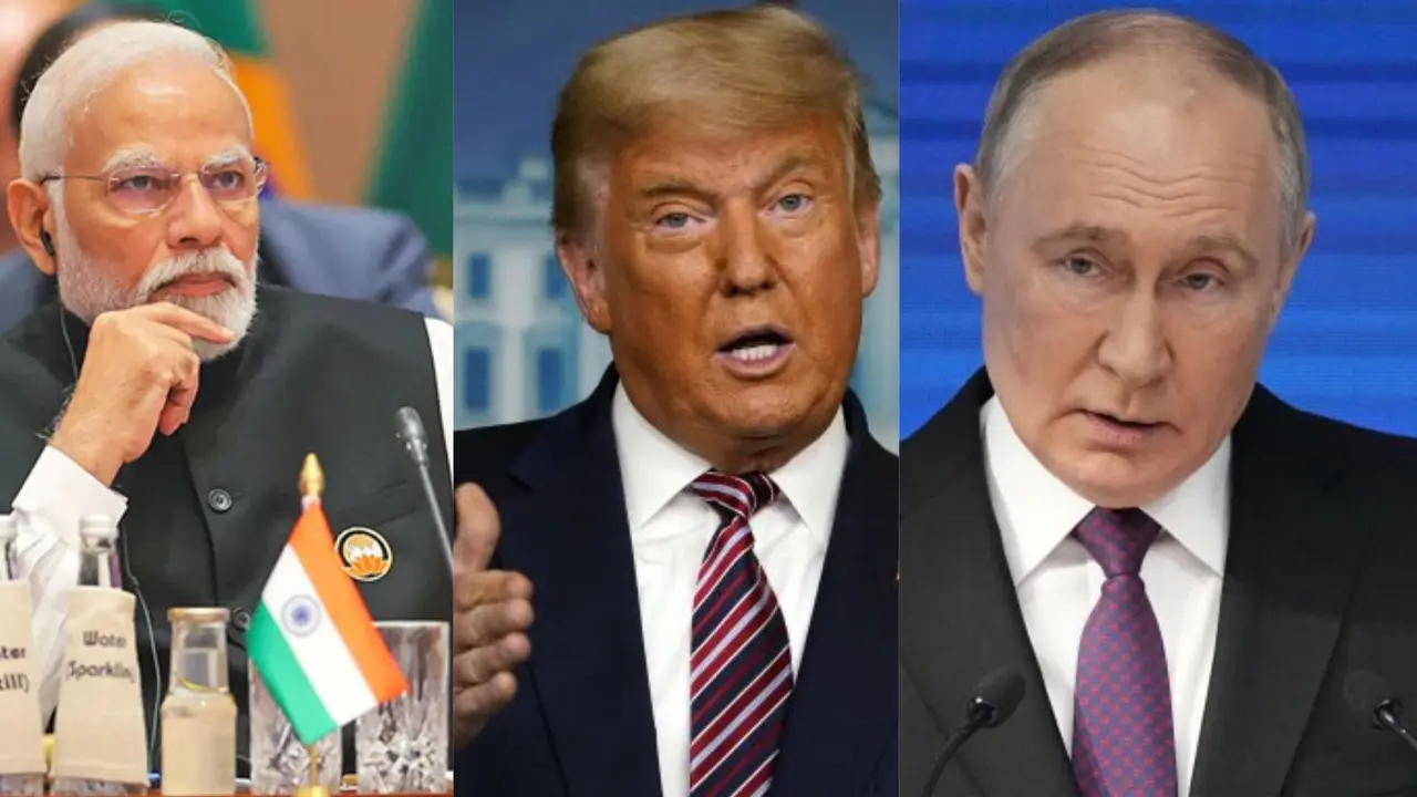 PM Modi-Donald Trump-Putin