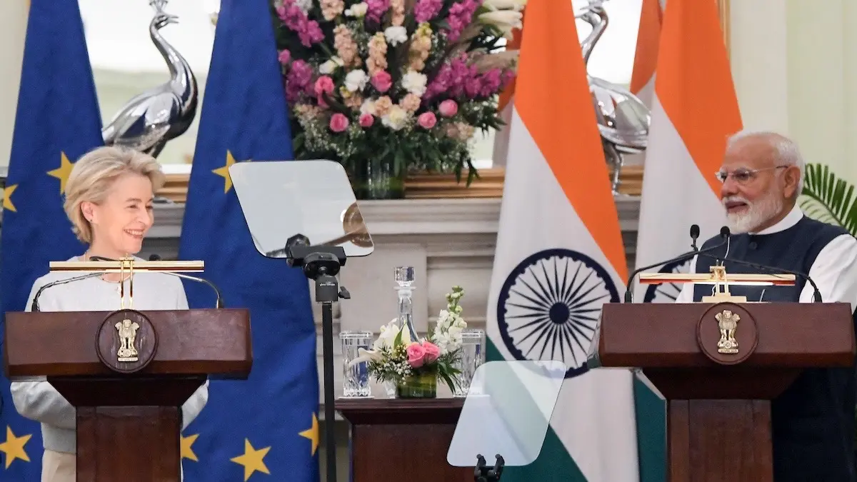 PM Modi, European Union Chief Ursula Von der Lyen