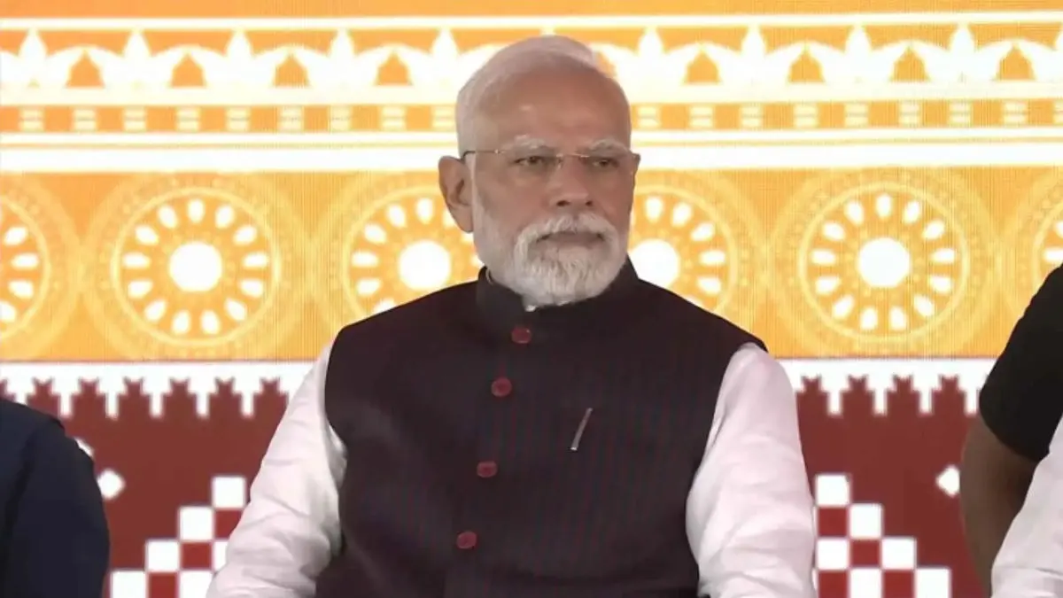 PM Modi Flags Off Berhampur-Udhna Amrit Bharat Express; Inaugurates Projects Worth Over Rs 60,000 Cr In Odisha