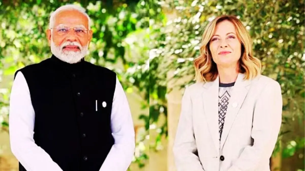 PM Modi Giorgia Meloni