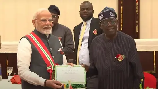 PM Modi Honoured with Nigeria's Highest Civilian Award