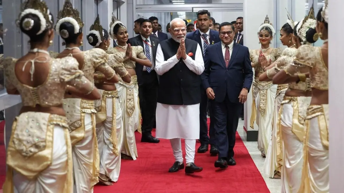 PM Modi in Colombo