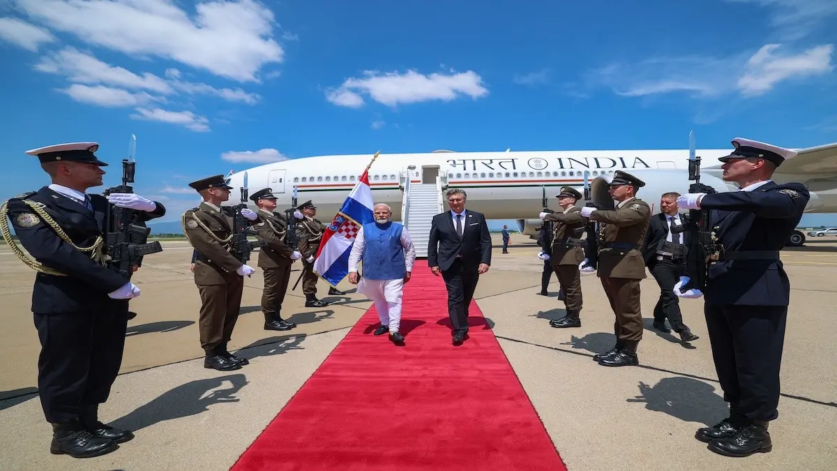 PM Modi in Croatia