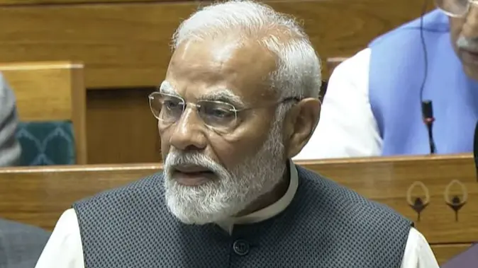 PM Modi In Lok Sabha