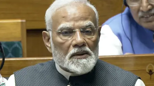 PM Modi In Lok Sabha