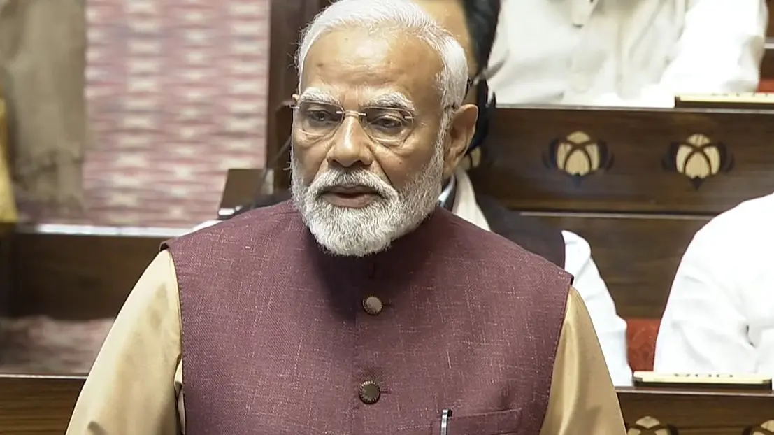 PM Modi in Rajya Sabha