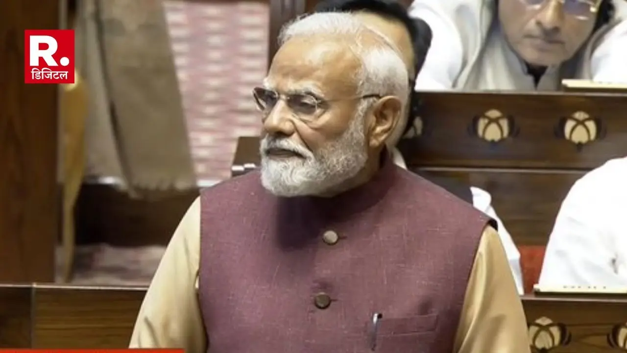 PM Modi in Rajya Sabha