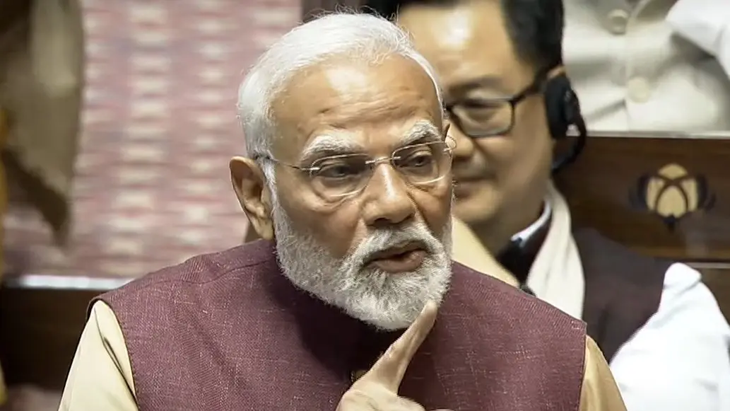 PM Modi in Rajya Sabha