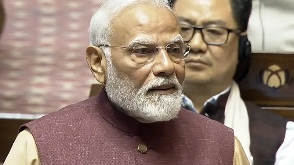 PM Modi in Rajya Sabha