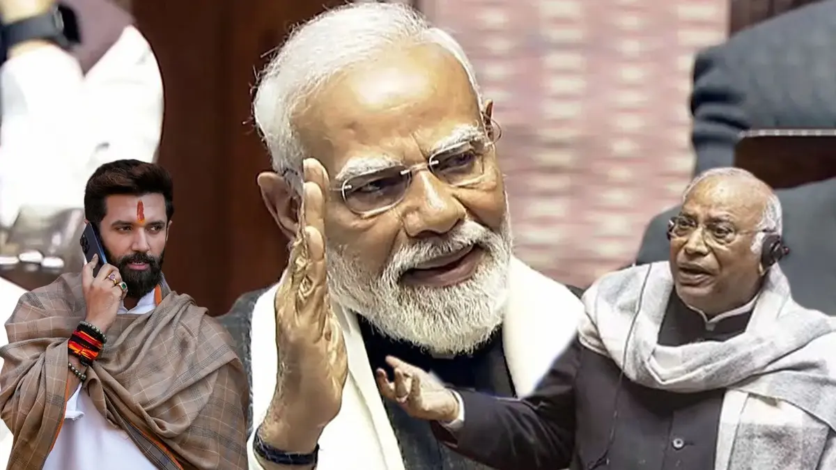 खड़गे का विरोध, फिर सदन से वॉकआउट... 97 मिनट तक राज्यसभा में कांग्रेस पर जमकर बरसे PM मोदी, भाषण पर पक्ष-विपक्ष ने क्या-क्या कहा? PM Modi in Rajya Sabha