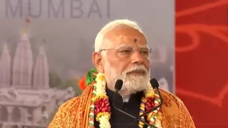 PM Modi Inaugurates ISKCON Temple In Navi Mumbai | LIVE