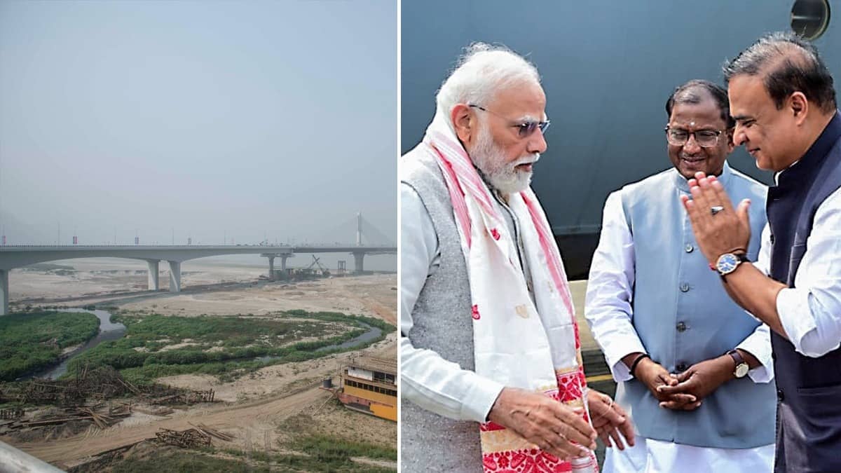 PM Modi Inaugurates Rs 3,030 Crore Bridge Across Brahmaputra In Guwahati
