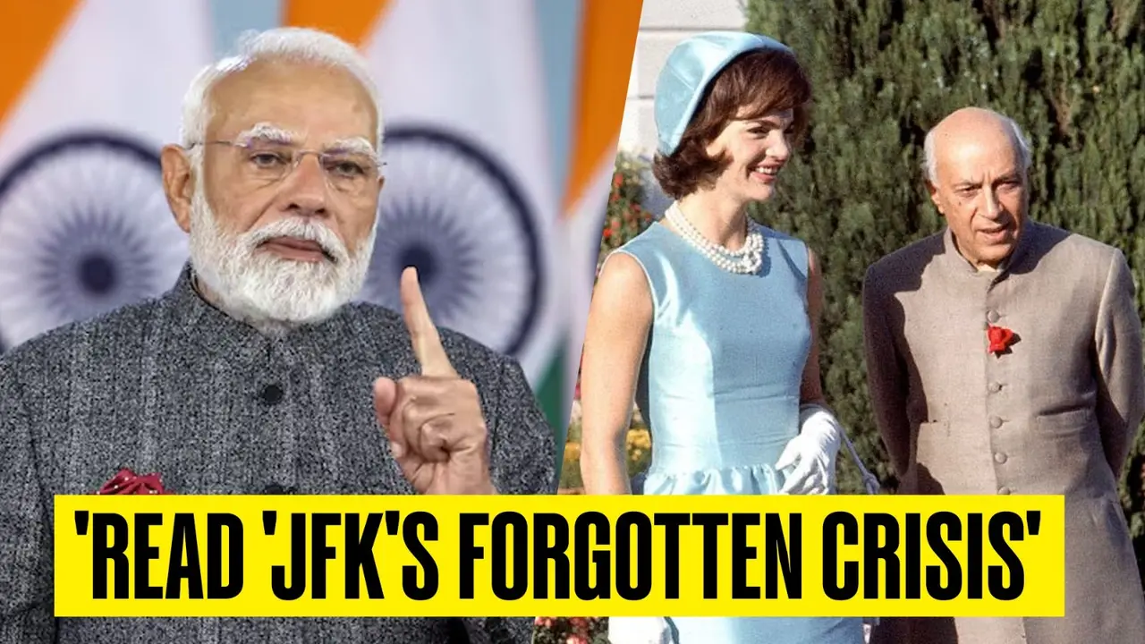 PM Modi, Jackie Kennedy and Jawaharlal Nehru