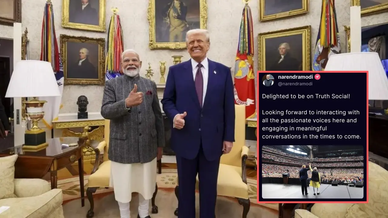 PM Modi joins Truth Social