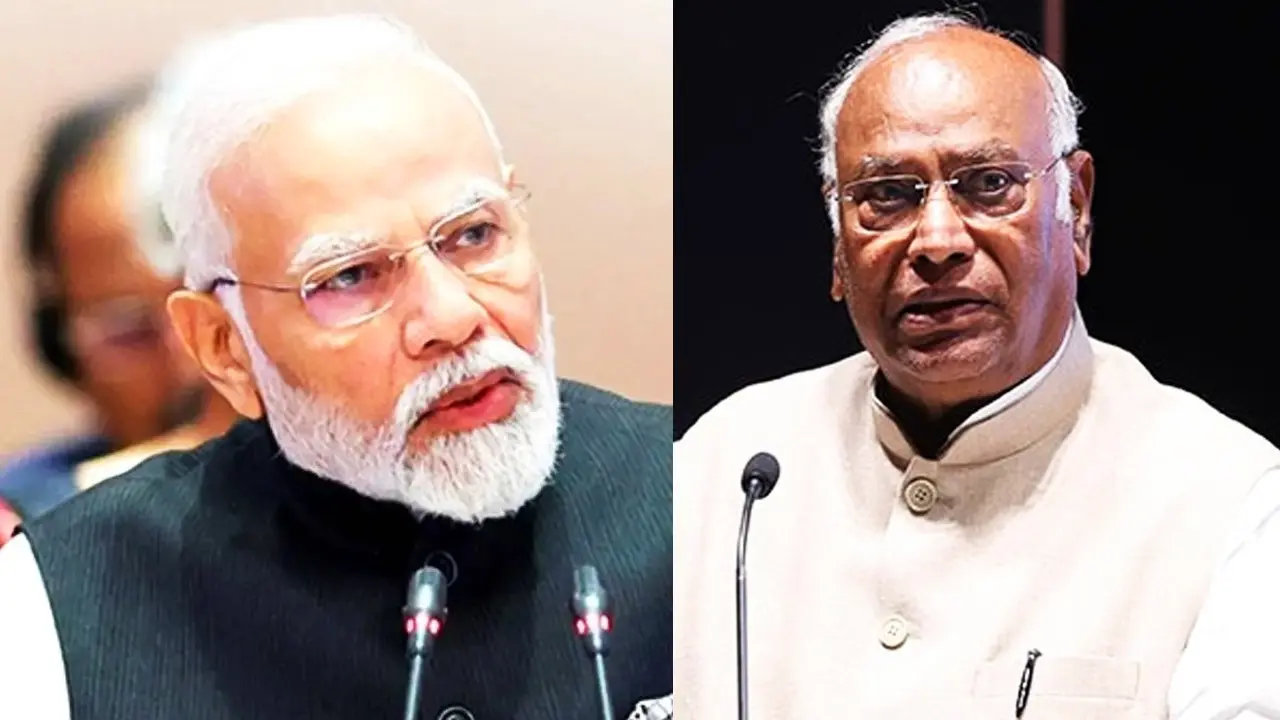 PM Modi & Kharge