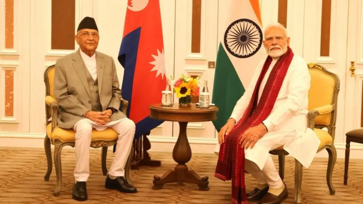 PM Modi KP Sharma Oli
