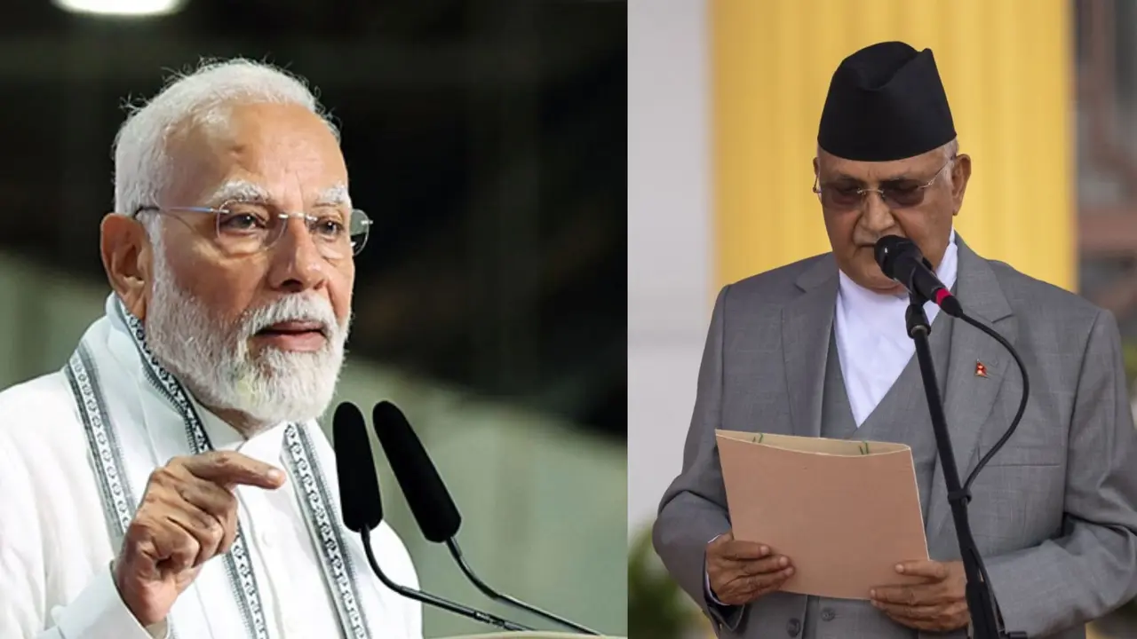PM Modi- KP Sharma Oli