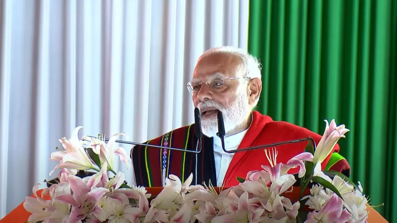 'Mujhe Kitne Hi Gaaliya De...': PM Modi Attacks Congress Over 'Insult' to Bhupen Hazarika, Recalls Kharge's 2019 Remarks PM Modi Manipur Visit