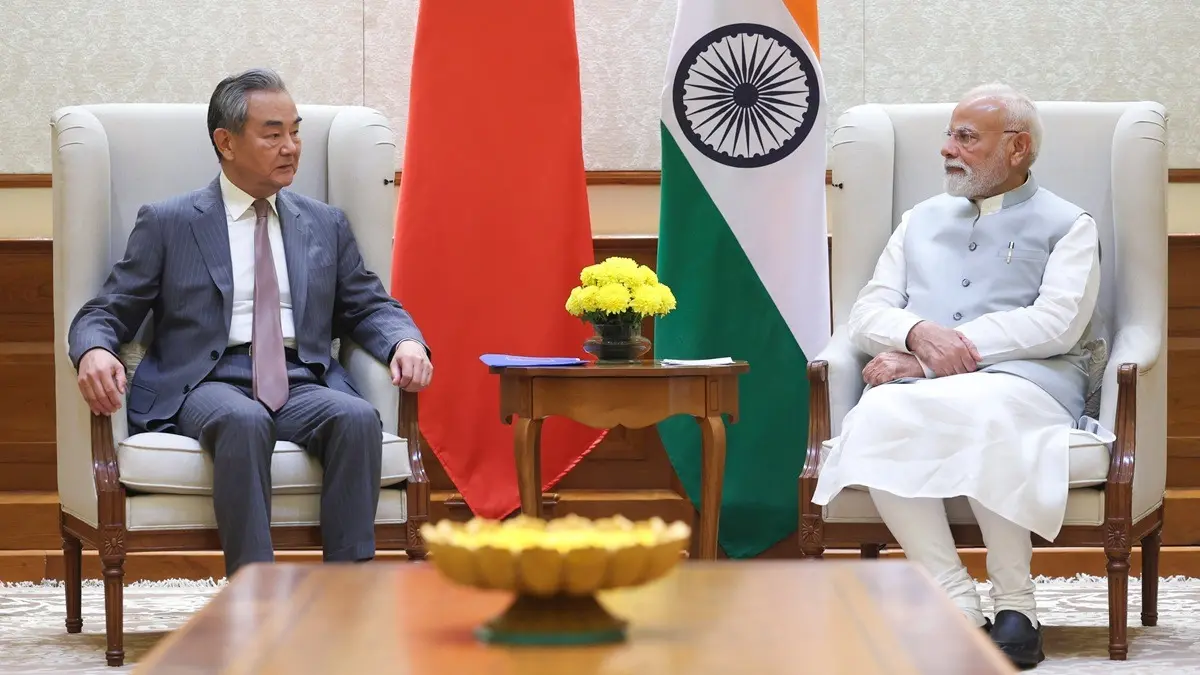 PM Modi Meets Chinese Foreign Minister Wang Yi, Confirms Visit To China For SCO Summit