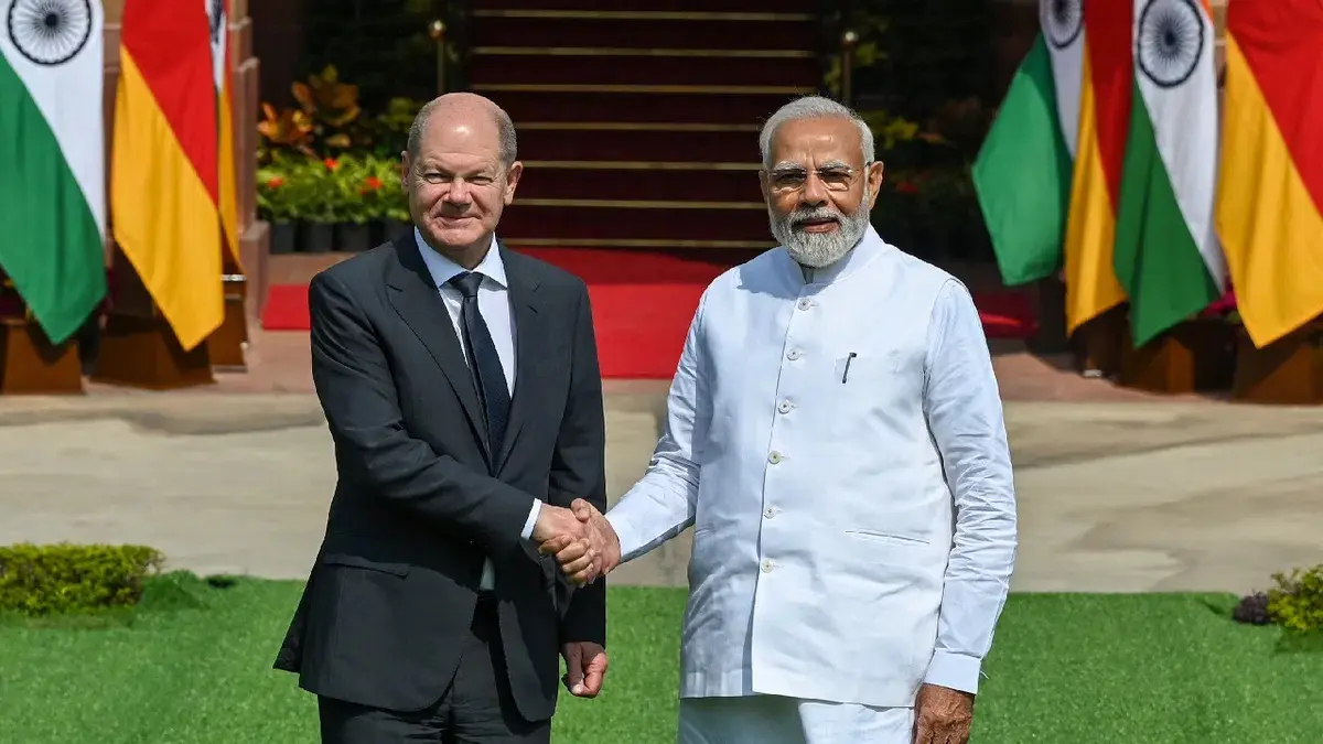 PM Modi Meets German Chancellor Olaf Scholz in Delhi | LIVE