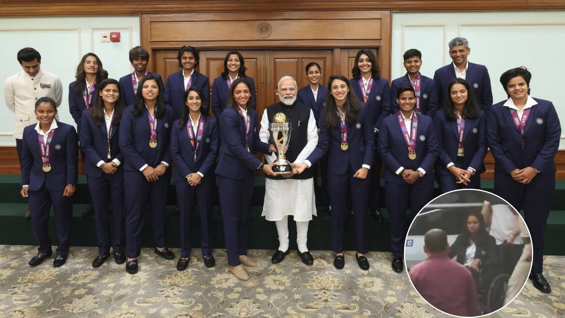 PM Modi meets Indian Women's Cricket Team