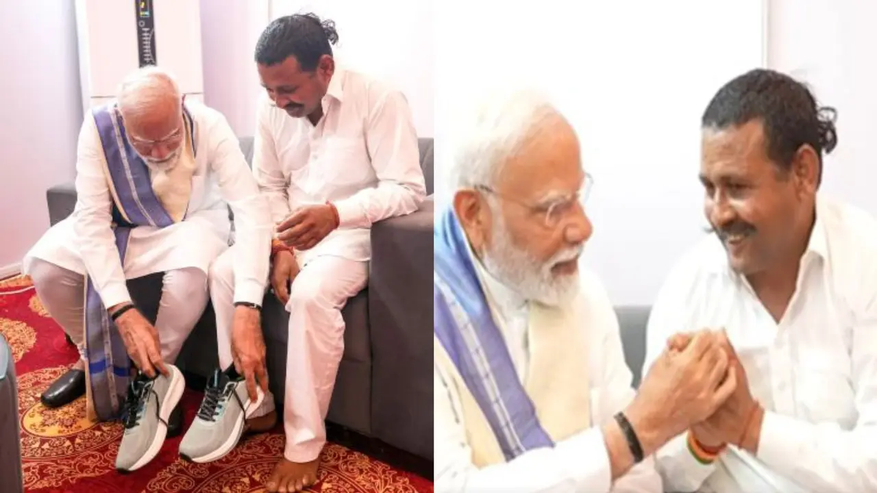 PM Modi meets Rampal Kashyap