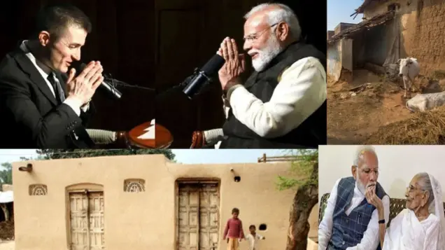 PM modi Mud house