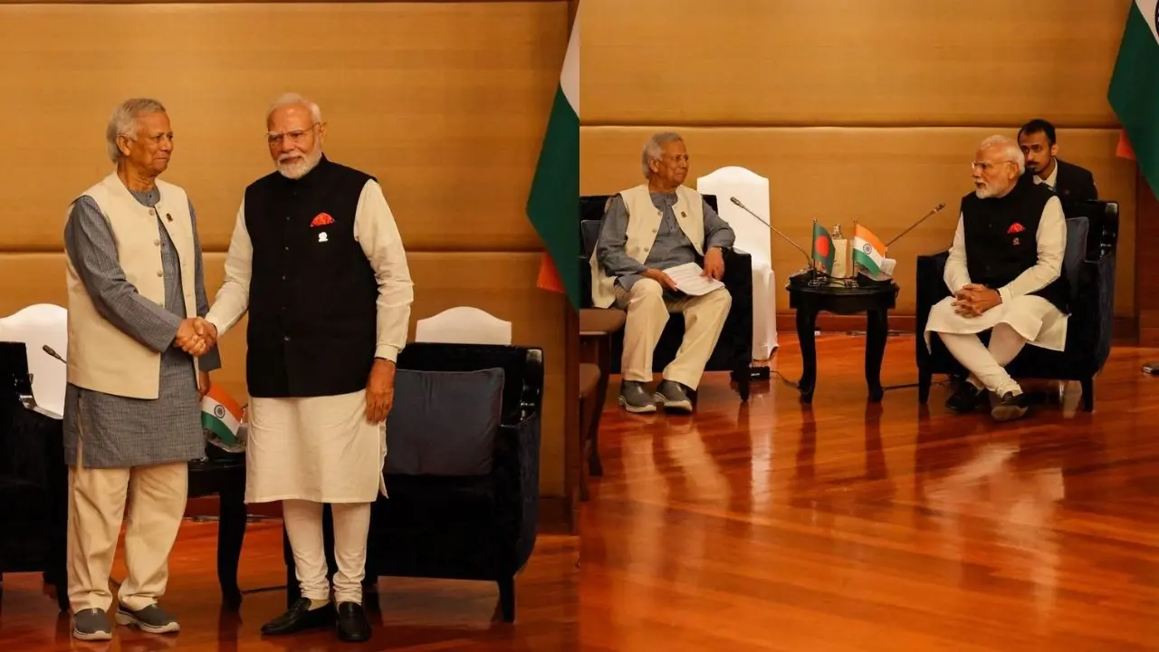 PM Modi-Muhammad Yunus Meet in Thailand
