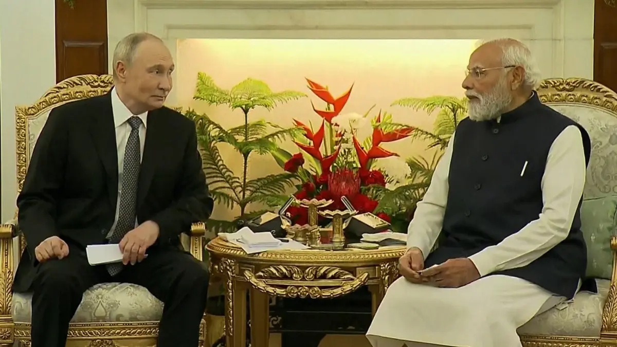 PM Modi & Putin Meeting