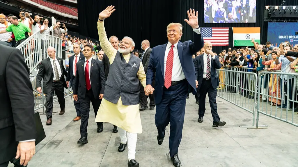 PM Modi Recalls Trump’s Unscripted Walk at ‘Howdy Modi’ Event PM Modi Recalls Trump’s Unscripted Walk at ‘Howdy Modi’ Event
