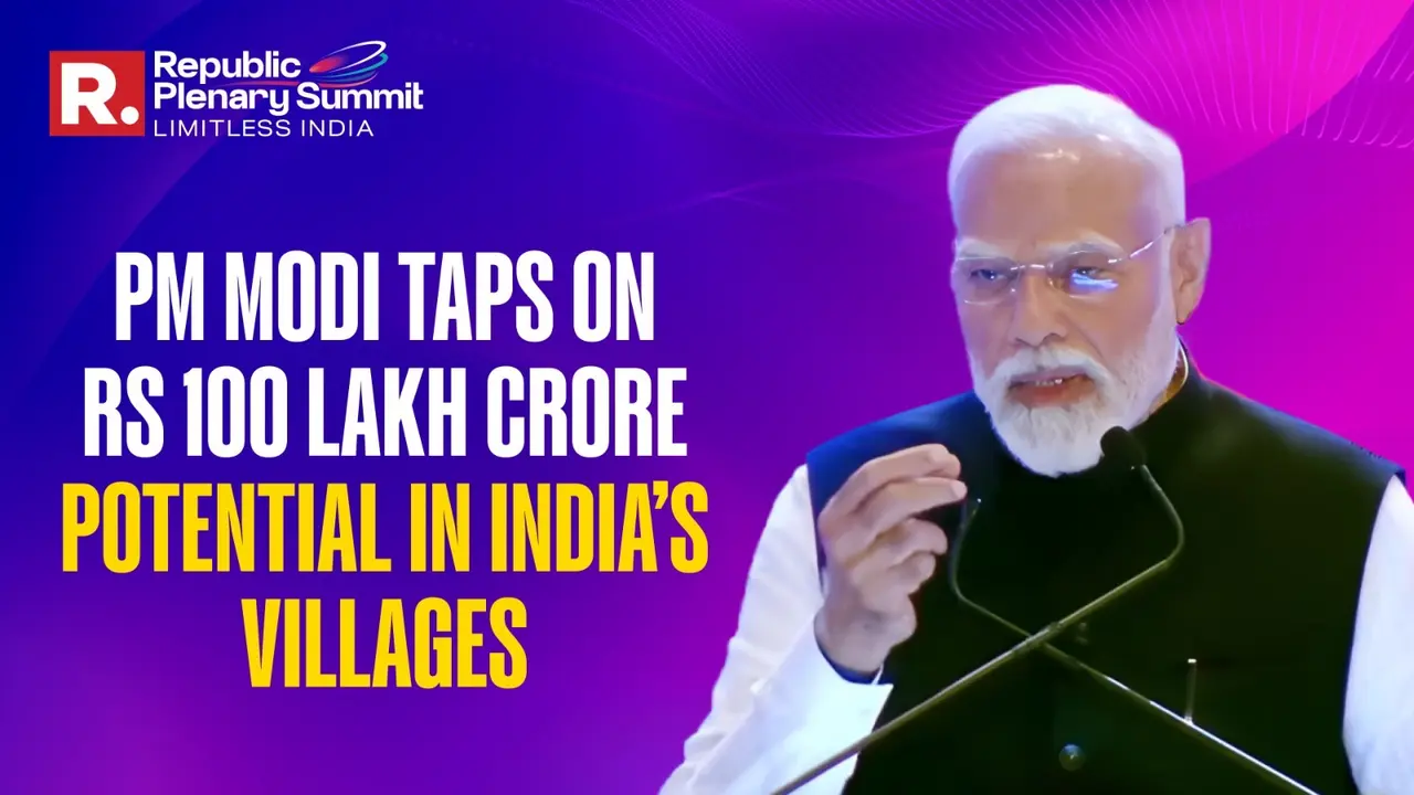 PM Modi Stresses on Svamitva Scheme To Get Property Rights, Says Rs 100 Lakh Crore Potential Lying Untapped PM Modi, Republic Plenary Summit 2025