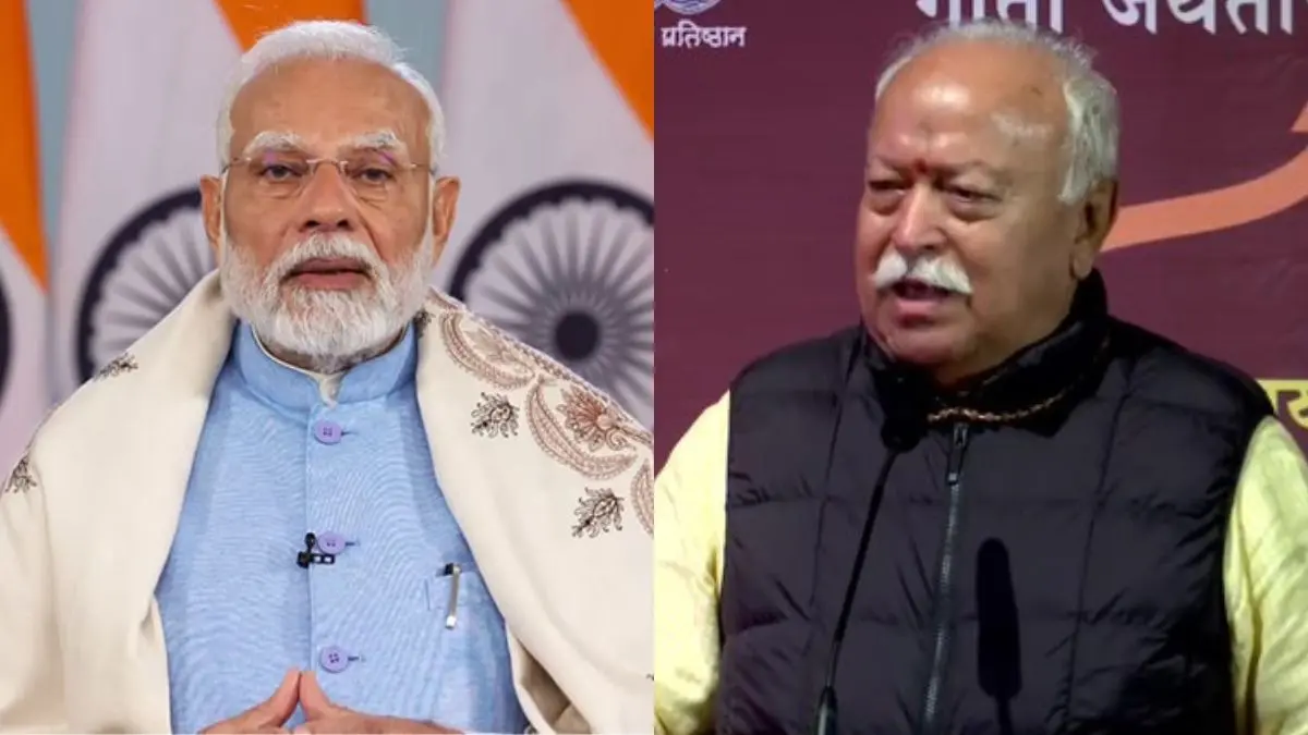 PM Modi RSS Chief Mohan Bhagwat